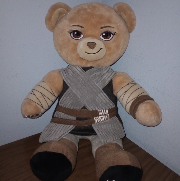 Build A Bear Star Wars Teddy Bear Rey Skywalker Plush 16" BAB Stuffed Animal - Picture 2 of 4